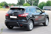 Nissan Qashqai 2014-2021 Tylna Belka AK007-1 Czarna (Stal Nierdzewna) zdjęcia 3