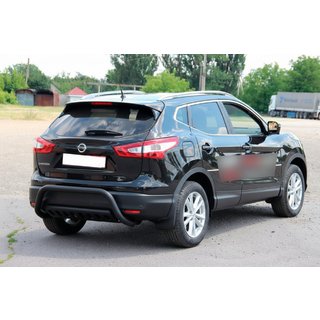 Tylna Belka AK007-1 Czarna (Stal Nierdzewna) Nissan Qashqai 2014-2021 zdjęcia 3