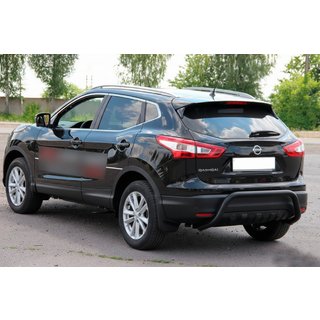 Tylna Belka AK007-1 Czarna (Stal Nierdzewna) Nissan Qashqai 2014-2021 zdjęcia 4