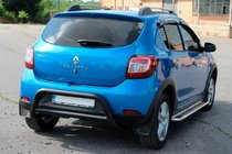 Renault Sandero 2013-2022 Pałąk Tylny AK007 Czarny (Stal Nierdzewna) zdjęcia 4