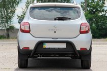 Renault Sandero 2013-2022 Pałąk Tylny AK007 Czarny (Stal Nierdzewna) zdjęcia 1
