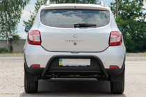 Renault Sandero 2013-2022 Pałąk Tylny AK007 Czarny (Stal Nierdzewna) zdjęcia 1