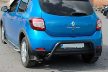 Renault Sandero 2013-2022 Pałąk Tylny AK007 Czarny (Stal Nierdzewna) zdjęcia 6