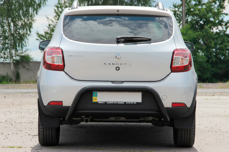 Renault Sandero 2013-2022 Pałąk Tylny AK007 Czarny (Stal Nierdzewna) Image