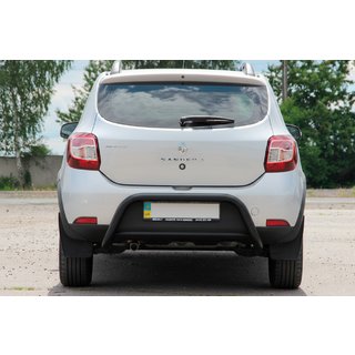 Pałąk Tylny AK007 Czarny (Stal Nierdzewna) Dacia Sandero 2013-2020 zdjęcia 2