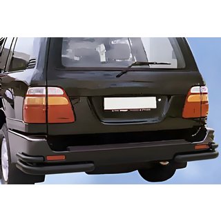 Tylne narożne rury AK003-Double Black (2 szt., stal nierdzewna) Toyota Land Cruiser 100 1998-2007 zdjęcia 3