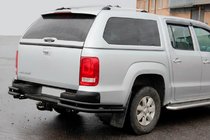Volkswagen Amarok 2010-2022 Tylne narożne rury AK003-Double Black (2 szt., stal nierdzewna) zdjęcia 3