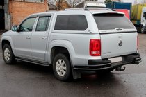 Volkswagen Amarok 2010-2022 Tylne narożne rury AK003-Double Black (2 szt., stal nierdzewna) zdjęcia 4