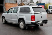 Volkswagen Amarok 2010-2022 Tylne narożne rury AK003-Double Black (2 szt., stal nierdzewna) zdjęcia 2
