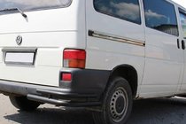 Volkswagen T4 Caravelle/Multivan 1990–2003 Podwójne tylne narożniki AK003-Double Black (2 szt., nierdzewne) zdjęcia 1