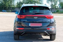Kia Sportage 2015-2021 Tylny Ochraniacz AK007 Czarny (Stal Nierdzewna) zdjęcia 3