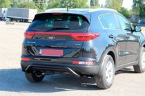 Kia Sportage 2015-2021 Tylny Ochraniacz AK007 Czarny (Stal Nierdzewna) zdjęcia 1