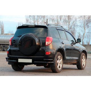 Tylne narożniki AK003-double Czarny (2 szt., stal nierdzewna) Toyota Rav 4 2006-2013 zdjęcia 3