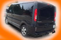 Nissan Primastar 2002-2014 Tylne Narożniki AK003-Podwójne Black (Stal Nierdzewna) zdjęcia 2