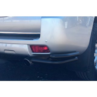 Tylne Narożniki AK003-Podwójne Black (Stal Nierdzewna) Toyota Land Cruiser Prado 150 2009-2023 zdjęcia 2