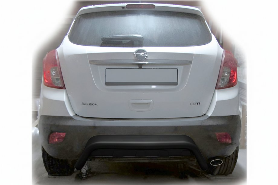 Opel Antara 2006-2017 Tylna Belka AK007-2 Czarna (Stal Nierdzewna) Image