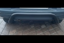 Renault Kadjar 2015-2022 Tylny Ochraniacz AK007 Czarny (Stal Nierdzewna) zdjęcia 2