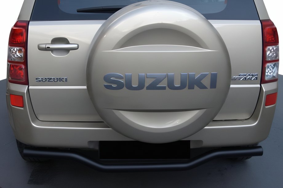 Suzuki Grand Vitara 2005-2017 Tylny Ochraniacz AK005-1 Czarny (Stal Nierdzewna) Image