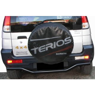 Tylna Belka AK007 Czarna (Stal Nierdzewna) Daihatsu Terios 2003-2005