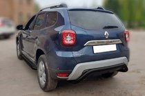 Renault Duster 2018-2024 Tylny Pałąk AK007 Czarny (Stal Nierdzewna) zdjęcia 1