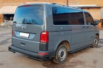 Volkswagen T6 2015-2024 Tylne narożne rury AK003-Double Black (2 szt., stal nierdzewna) zdjęcia 4