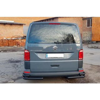 Tylne narożne rury AK003-Double Black (2 szt., stal nierdzewna) zdjęcia 3