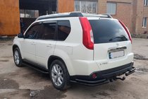 Nissan X-trail T31 2007-2014 Tylne narożniki AK003-Double Black (2 szt., stal nierdzewna) zdjęcia 3