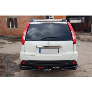 Tylne narożniki AK003-Double Black (2 szt., stal nierdzewna) Nissan X-trail T31 2007-2014 zdjęcia 2