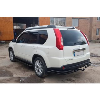 Tylne narożniki AK003-Double Black (2 szt., stal nierdzewna) Nissan X-trail T31 2007-2014 zdjęcia 3