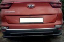 Kia Sportage 2015-2021 Tylny Ochraniacz AK002-2 Czarny (Stal Nierdzewna) zdjęcia 3