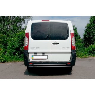 Tylna Belka AK-002-Podwójna Black (Stal Nierdzewna) Peugeot Expert 2007-2016 zdjęcia 3