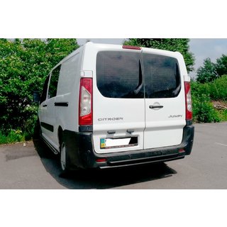 Tylna Belka AK-002-Podwójna Black (Stal Nierdzewna) Peugeot Expert 2007-2016 zdjęcia 1