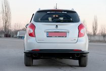SsangYong Korando 2010-2019 Pałąk Tylny AK005 Czarny (Stal Nierdzewna) zdjęcia 2