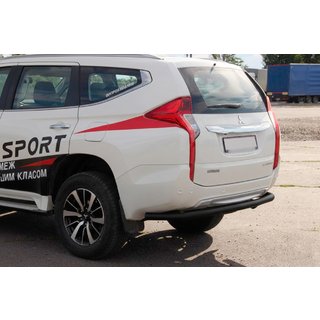 Tylny Pałąk AK005 Czarny (Stal Nierdzewna) Mitsubishi Pajero Sport 2015- zdjęcia 1