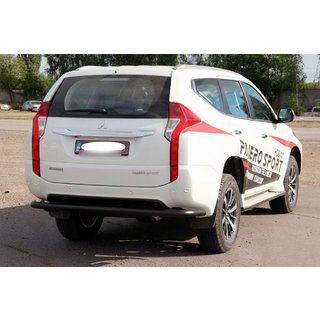 Tylny Pałąk AK005 Czarny (Stal Nierdzewna) Mitsubishi Pajero Sport 2015- zdjęcia 3