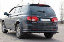 SsangYong Kyron 2005-2014 Pałąk Tylny AK005 Czarny (Stal Nierdzewna) zdjęcia 2