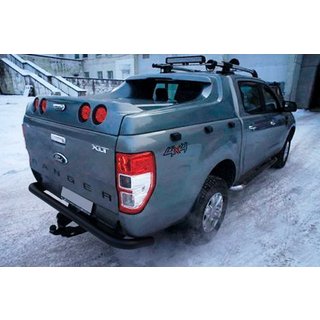 Tylny Ochraniacz AK005 Black (2011-2018, Stal Nierdzewna) Ford Ranger 2011–2022 zdjęcia 2