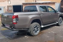 Fiat Fullback 2016- Tylny Pałąk AK005 Czarny (Stal Nierdzewna) zdjęcia 4