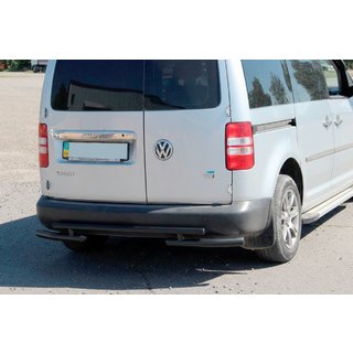 Tylna Belka AK003-2 Czarna (2 szt., Stal Nierdzewna) Volkswagen Caddy 2004-2010 zdjęcia 1