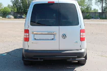 Volkswagen Caddy 2010-2015 Tylna Belka AK003-2 Czarna (2 szt., Stal Nierdzewna) zdjęcia 2