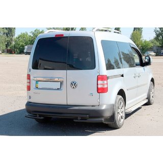 Tylna Belka AK003-2 Czarna (2 szt., Stal Nierdzewna) Volkswagen Caddy 2010-2015 zdjęcia 4