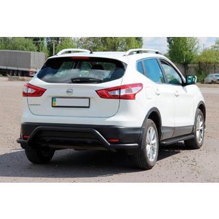 Tylna Belka AK007-Plus Czarna (Stal Nierdzewna) Nissan Qashqai 2014-2021 zdjęcia 3