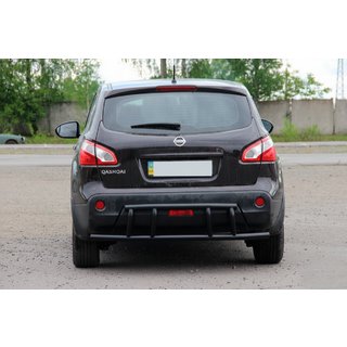 Pałąk Tylny AK011 Czarny (Stal Nierdzewna) Nissan Qashqai 2007-2010 zdjęcia 1