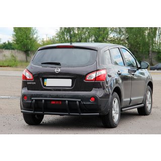 Pałąk Tylny AK011 Czarny (Stal Nierdzewna) Nissan Qashqai 2007-2010 zdjęcia 2