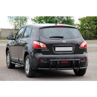 Pałąk Tylny AK011 Czarny (Stal Nierdzewna) Nissan Qashqai 2007-2010 zdjęcia 3