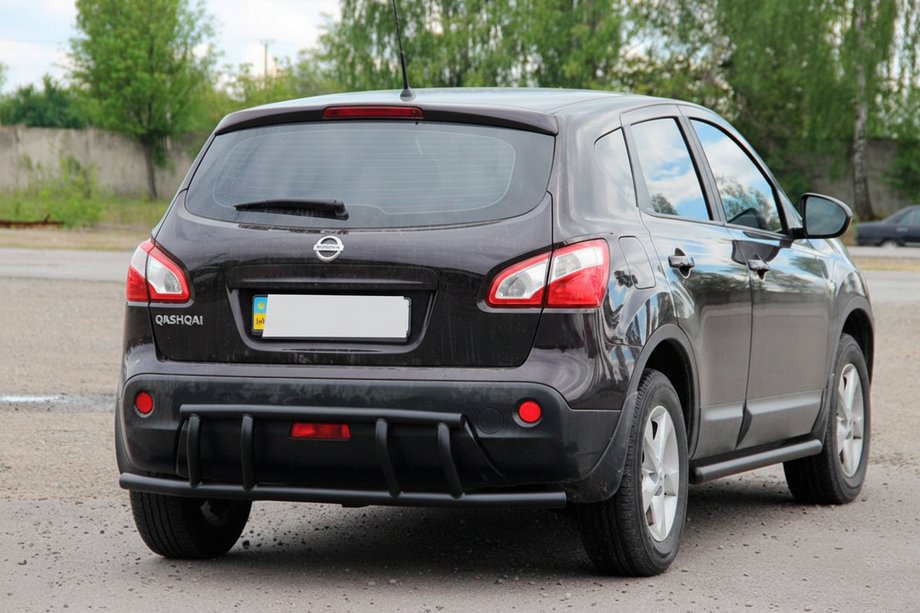 Nissan Qashqai 2007-2010 Pałąk Tylny AK011 Czarny (Stal Nierdzewna) Zdjęcia 2