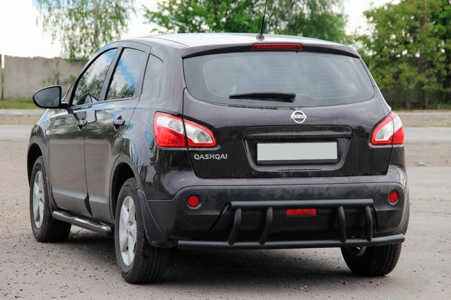 Nissan Qashqai 2007-2010 Pałąk Tylny AK011 Czarny (Stal Nierdzewna) Zdjęcia 3