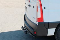 Opel Movano 2010-2021 Pałąk Tylny AK008 Czarny (Stal Nierdzewna) zdjęcia 1