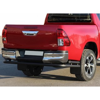 Tylna Belka AK005-2 Czarna (Stal Nierdzewna) Toyota Hilux 2015- zdjęcia 3