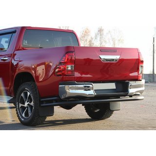Tylna Belka AK005-2 Czarna (Stal Nierdzewna) Toyota Hilux 2015- zdjęcia 4